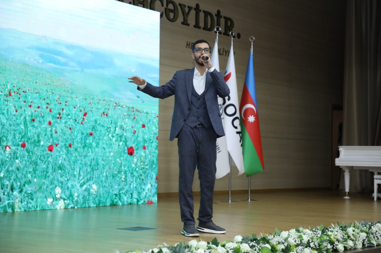 Heydər Əliyevə həsr olunan tədbirdə 308 tələbəyə “Adlı təqaüd” verilib - FOTOLAR